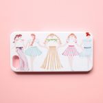 ボーダーレディーズ（白）　iphone5/5s/5seケース