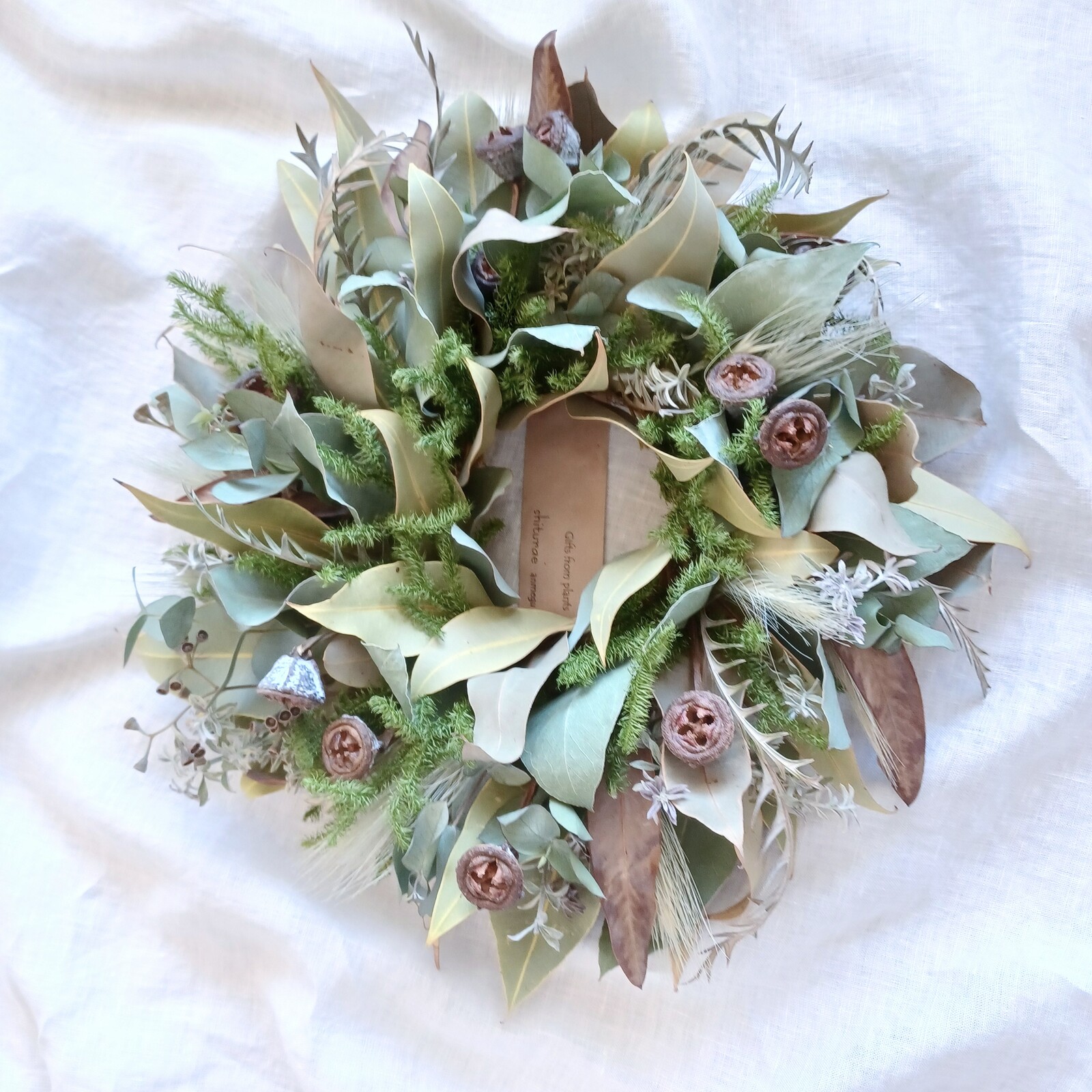 特集掲載】~autumn shiturae wreath art No.2~ドライフラワー リース ...