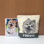 rapyu様オーダー品❤︎愛犬の刺繍ポーチS