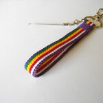 "駿”組紐ストラップ（key145）