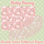 【10枚】Baby Bunny🐰デザインペーパーセット♡A4両面印刷2種オマケつき