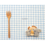ぎゅーっとするゾウさん親子のブローチ
