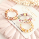 【2WAY】イヤーカフにも！指が綺麗に見える✨パステルカラーのドライフラワーリング