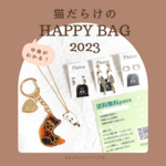 中身がわかる！猫だらけのHAPPY BAG 2023 (猫ピアス／猫イヤリング)