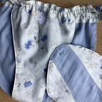 綿ローン使用  【マンセル　花柄ブルー】浅ばき、深ばき、S〜3L、ふんどしパンツ  フンパン  フンテイ   下着 ストレスフリー リンパよけショーツ mameパンティ