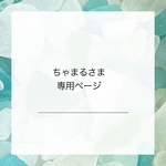 ちゃまるさま専用ページ