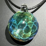 水紋ガラスペンダント 　アクアフォレスティア　221225G