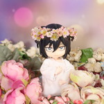 小人の花冠、桜。　オビツ11サイズ
