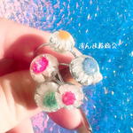 🉐年末特別価格🉐送料無料🉐スターフラワーフラワー小粒リング🌈レトロポップお花スチールフリーサイズ