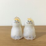ペットの毛の入れ物　無地　けだまだま　大サイズ　猫　受注制作品