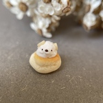 ミニチュア　ミニチュアフード　ミニチュアスイーツ　ミニチュアパン　ミニチュアケーキ　樹脂粘土　ふわふわホットケーキのくまさん