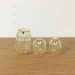 ペットの毛の入れ物　無地　けだまだま中サイズ　うさぎ　受注制作品