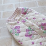 再販🌸 犬服S ストロベリーブロッサム lilac バックオープン(背中開き)✨送料無料✨