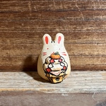 置物「お鏡もちうさぎ」