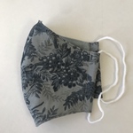 ［SALE］2wayマスク（L）グレー木の実＊大人マスク＊ハンドメイド