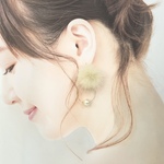 【再販]冬の季節にピッタリ✨ファーイヤリングorピアス
