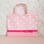 キュートハートのレッスンバッグ☆ピンク☆