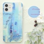水色の街角 スマホケース【全機種対応&送料無料】iPhone14 iPhone13 Android Xperia5IV GalaxyA23 AQUOS ARROWS