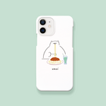 シロクマさんのスマホケース 〈 パスタランチ 〉