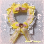  ｡.ʚ恋する乙女のトレカチェキデコケースɞ .｡‪❥イエロー×ギンガムハート