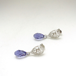 ＊purple＊Teardropピアス