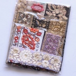 ハギレパック(5) インド刺繍リボン インド刺繍/刺繍リボン/シルクリボン/トリム/ブレード/ジャガードリボン/チロリアンテープ/チュールレース