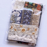ハギレパック(7) インド刺繍リボン インド刺繍/刺繍リボン/シルクリボン/トリム/ブレード/ジャガードリボン/チロリアンテープ/チュールレース
