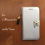 【iPhone6/6s】選べるタッセル＊スターフィッシュ手帳型ケース
