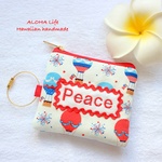 気球柄＊ミニポーチ　Peace