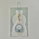 うさだるまストラップ(水色)