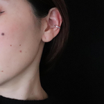 freckle.【simple 2.0S/M/L×つちめ】×いずれか1個　イヤーカフ silver950 /メンズイヤーカフ/シルバーイヤーカフ