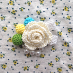 pop rose brooch