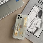 iPhone13 ストラップ　ニュアンスデザインケース　iPhoneケース〝écru〟ゴールド　iPhone12 iPhone11 iPhonex iPhonese スマホケース　ショルダーケース