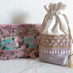 HappyBag☆  お得セット✨巾着&ファスナーポーチ