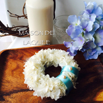 再販×10wedding♡紫陽花リースリングピロー