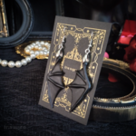 【Vamp】蝙蝠羽ゴシックシルバーフックピアス(イヤリング変更可)
