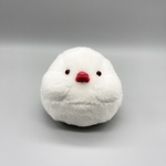 ふくふくほっぺの白文鳥さんのぬいぐるみ　