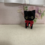 小さな黒猫ちゃん　モールアート　モールベア 