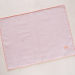 30×40しわに強い花刺繍ランチョンマット