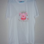 キュートなトン子ちゃん手描きTシャツ