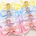 エンジェルハート♡ リボンヘアクリップ♡ 全4色♡