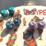 再販【3ペア6コセット】JIRI＊IVANA#czech beads#チェコビーズ　snow globe 15㍉ mixassort ATYPE