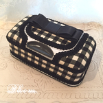 Blackギンガムチェック♡ウェットテッシュ・おしりふきケース