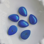 再販無し◆ デッドストック 18mm ドロップ　カボション　ブルー