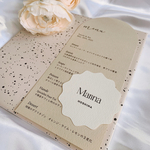 【NEW】人気！結婚式　席札☆U（16部～、8部単位）
