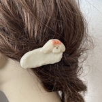 ［ヘアクリップ］もこもこわんこ
