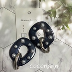 アンティークピアス　スパンコールピアス
