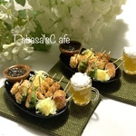 再販　hand made ミニチュア　ドールハウス　串カツセット