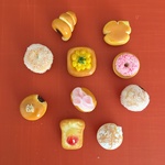 《SALE》☆福袋☆パンとドーナツのピアス☆10点（5ペア）セット