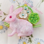 ❀花待つ兎❀ ヘアカフ Un Lapin attendant des Fleurs アン ラパン アトンドン デ フルール 